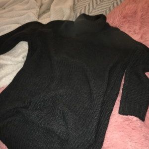 Kitted Grey Sweater Dress/Shirt.